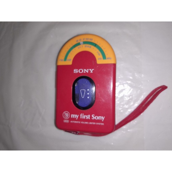 My First Sony Cassette Radio Player WM F3010 Walkman For Parts Only